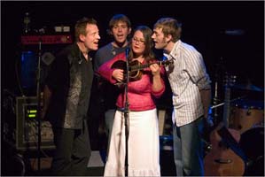 John Paul Jones, Glen Phillips, Sara Watkins, and Chris Thile